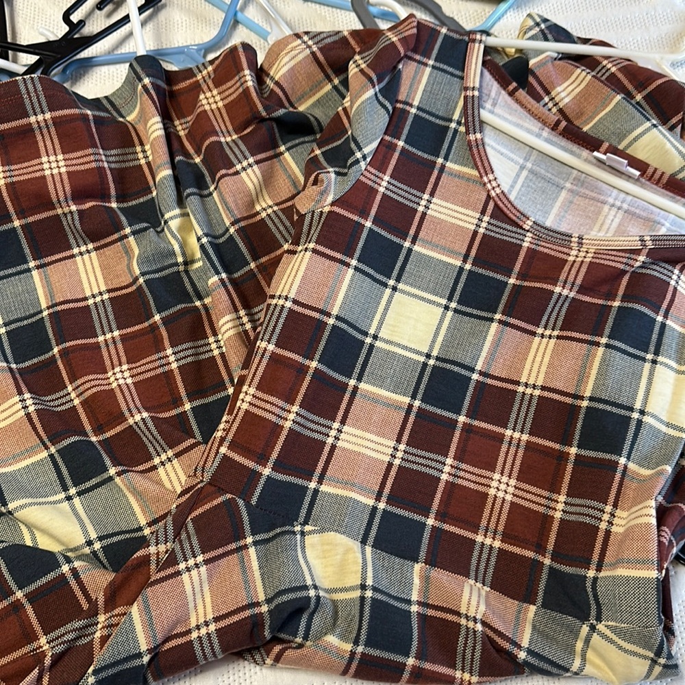LLR plaid dress